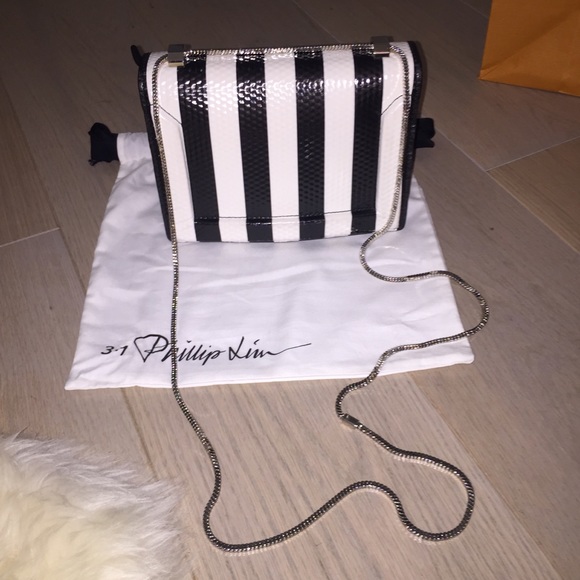 3.1 Phillip Lim Soleil Striped Mini Shoulder Bag - Picture 4 of 8